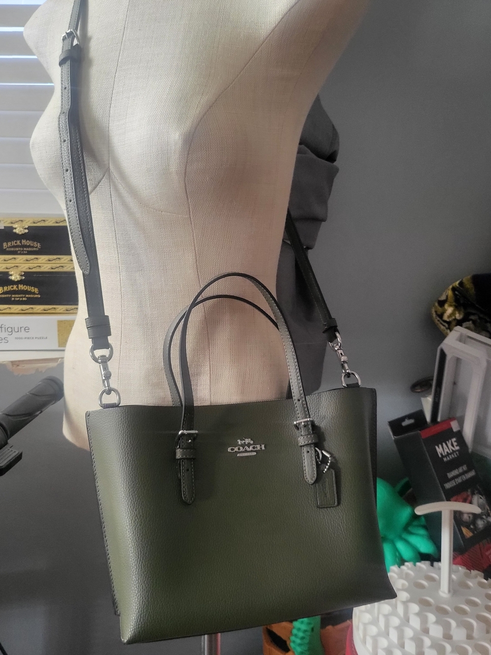 Coach - Mollie Tote Bag 25 - Olive Green